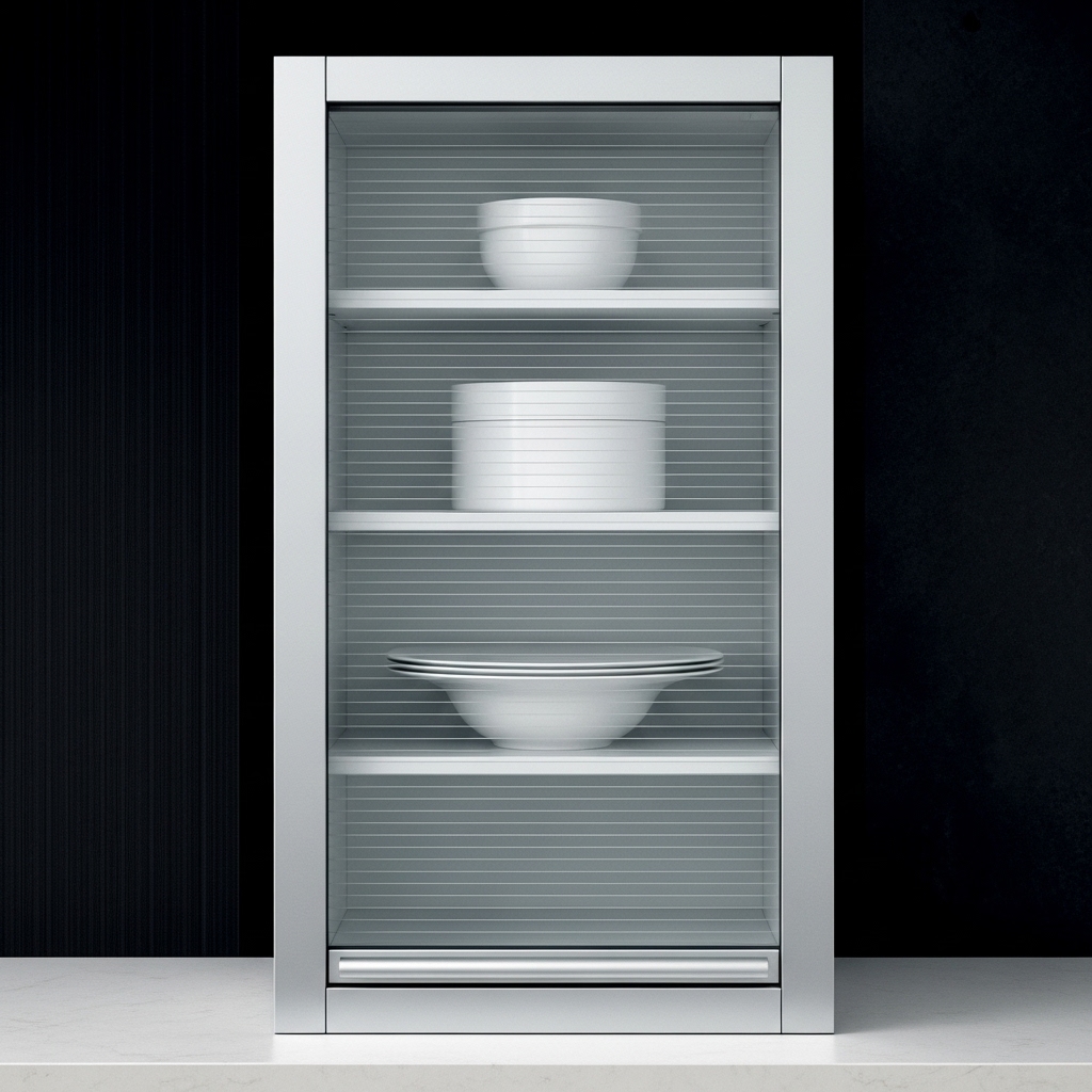  ROLLING SHUTTER GLASS